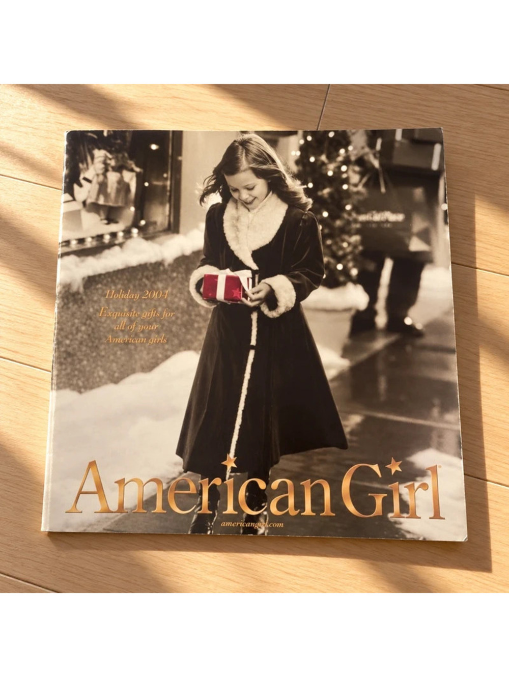 Vintage American Girl Holiday 2004 Catalog Samantha Christmas Doll